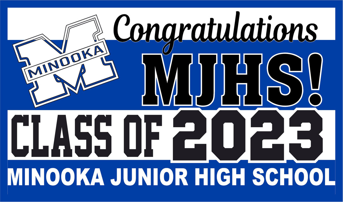 Minooka Jr High Grad Sign – Chasing T's Inkooperated, LLC