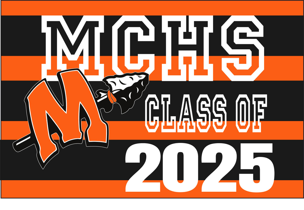 MCHS Grad25 Yard Sign