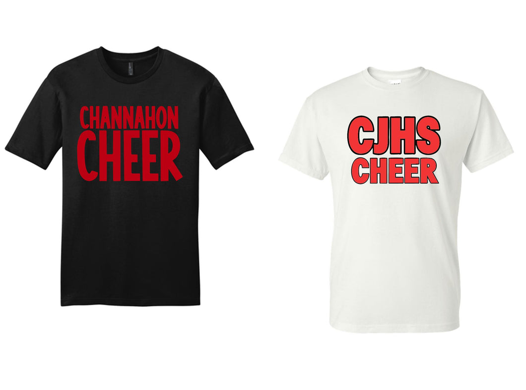 Channahon Cheer Practice tees